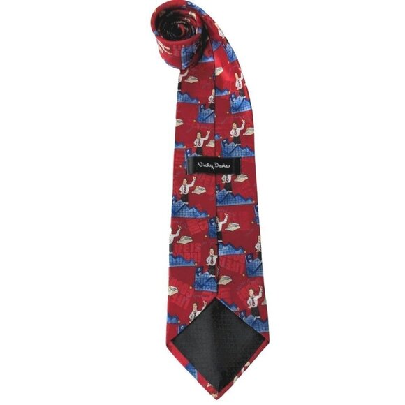 Vicky Davis World's Greatest Dad Silk Necktie - Picture 5 of 7